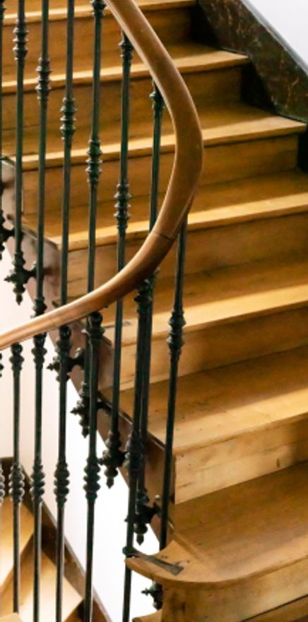 Wooden stairs