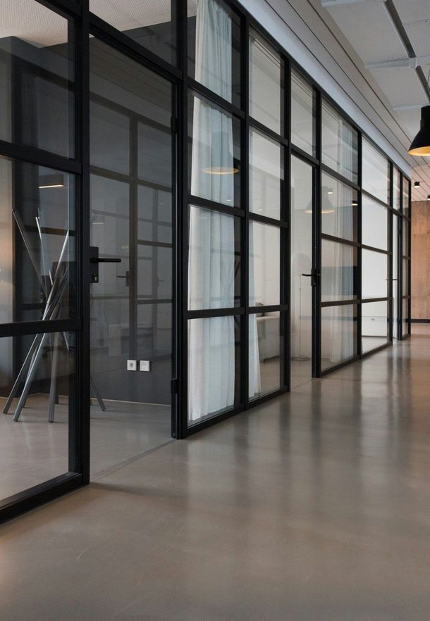 Inside modern office