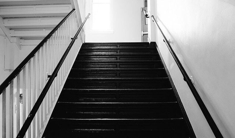 Black stairs